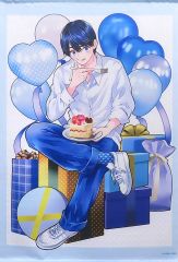 [중고] 태피스트리 카미노 凪(Birthday/BLUE) B2 태피스트리 [추첨 당당 뻐꾸기의 신부 에리카 & 凪 Birthday 복권] A-3상
