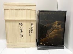 伝統工芸品輪島塗 蒔絵膳お盆茶懐石膳脚付10客 - メルカリ