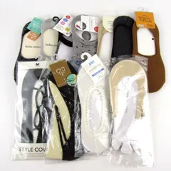 チュチュアンナ他 靴下 11点セット 未使用 パンプス用など まとめて 大量 ソックス レディース tutu anna etc. 【中古】