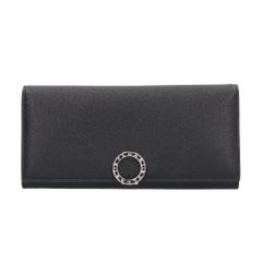 ブルガリ ロゴクリップラージウォレット 長財布 レザー 289381 ユニセックス  BVLGARI  中古 ブルガリ