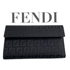 FENDI 財布 ズッカ柄 黒