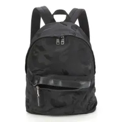 極美品 マイケルコース 迷彩 カモフラージュ レザー リュックサック リュック バックパック ショルダー バッグ A4 メンズ EEE F15-3【中古】