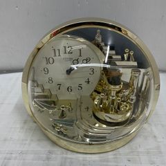 CITIZEN シチズン 置時計 ドーム型 からくり時計 振り子時計 回転時計