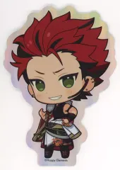 【中古】シール・ステッカー 鬼龍紅郎(紅月) 「あんさんぶるスターズ!! 追憶セレクション クロスロード×animatecafe トレーディング描き起こしビジュアル オーロラステッカーコレクション」