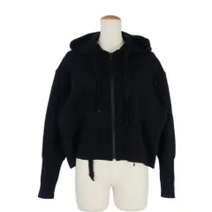 シーエフシーエル CFCL 21AW HIGH TWIST MILAN HOODIE ジップパーカー フーディー 長袖 1 ブラック 黒 CF002KC034 レディース MILAN HOODIE JACKET
