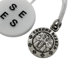 クロムハーツ CHROME HEARTS エンジェル メダル チャーム V2 ネックレストップ ペンダントトップ シルバー925 シルバー レディース 【中古】
