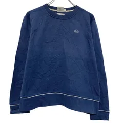 ellesse ロゴスウェット トレーナー S 程 ネイビー ホワイト エレッセ プルオーバー ライン 古着卸 アメリカ仕入 a611-5756のサムネイル