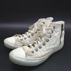 ◇ CONVERSE ALL STAR 31305332 ワークジップ アンクルパッチ　スニーカー サイズ25.5 ホワイト レディースメンズ E  【1301260044469】のサムネイル