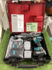 【未使用品】makita(マキタ) 40v充電式震動ドライバドリル (2.5Ahバッテリx2/充電器/ケース) HP001GRDXのサムネイル