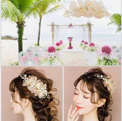 ウェディングベッドドレス　カチューシャ