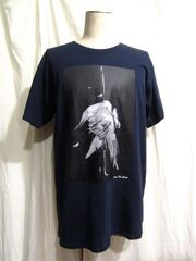 #02NV 新品未使用インポートJohn HeartfieldオフィシャルTシャツ ジョン・ハートフィールド アートTシャツ 紺 ネイビー ダダイズム フォトコラージュ