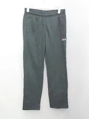 ◇ FILA フィラ 裏起毛 スウェット パンツ サイズM ブラック レディース P  【1406180052034】