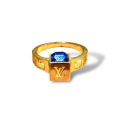 LOUIS VUITTON ルイヴィトン リング ゴールド ストーン 14号 - メルカリ