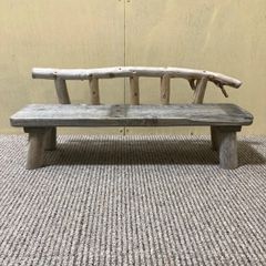 天然古材・流木　手作りブラウンフラワースタンド