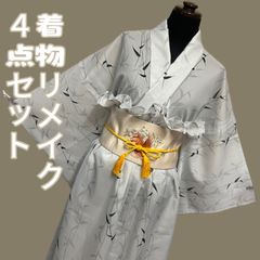 専用ページ 着物リメイク×モダンデザイン　和洋の調べを纏う特別な一着 和洋折衷 レトロ 古着 単衣 大正ロマン 浪漫 銘仙 着物 和