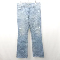 ◇ Θ PS Paul Smith ポールスミス 綿100% ダメージ加工 デニム サイズ31 ブルー メンズ E  【1503310009224】