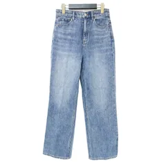 美品 theory luxe セオリーリュクス パンツ ブルー サイズ:24(S) 24春夏 クロップド デニム パンツ / Drape Denim HW ST Jean ストレート ハイウエスト コットン ボトムス ジーンズ ジーパン【レディース】のサムネイル