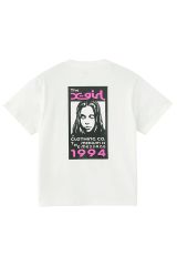 X-girl エックスガール 105252011020 BOX LOGO AND FACE S/S TEE Tシャツ WHITE 正規通販 レディース