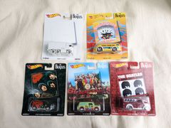 ホットウィール  ビートルズ 5台セット　ポップカルチャー The Beatles ミニカー 廃盤