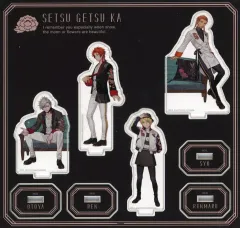 【中古】アクリルスタンド・アクリルパネル 一十木音也＆神宮寺レン＆来栖翔＆黒崎蘭丸(FLOWER) アクリルスタンド 雪月花 Eternal Moment Ver. 【K.M☆U.P】 「うたの☆プリンスさまっ♪×KEITA MARUYAMA 30TH ANN