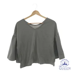 ☆美品☆ B:MING by BEAMS ビーミングバイビームス トップス シャツ Vネック シンプル おしゃれ 半袖 レディース グレー 901-2075 送料無料