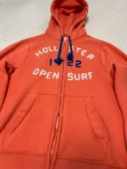 Hollister(ホリスター) ジップアップパーカー フード付き ピンク XL