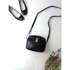 Salvatore Ferragamo サルヴァトーレ・フェラガモ ショルダーバッグ 黒 ブラック (110Y＋9308)26A.