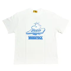 スヌーピー ウッドストック Tシャツ(M) ホワイト アパレル 日本製 SNOOPY