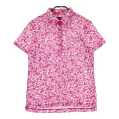 サイズ：2 23区GOLF ニジュウサンクゴルフ  半袖ポロシャツ 花柄 ピンク系 [240101430767] ゴルフウェア レディース ストスト