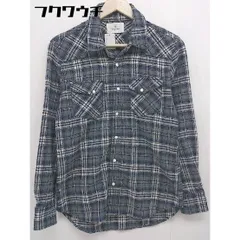 ◇ Sonny Label URBAN RESEARCH チェック 長袖 シャツ サイズM ネイビー ホワイト グレー メンズ 【中古】 【1104280003856】