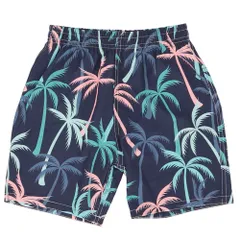 ☆ パームツリー ☆ 130cm ☆ キッズ水着 サーフパンツ mms908 サーフパンツ キッズ ハーフパンツ ショートパンツ キッズ 水着 2タイプ 水陸両用 女の子 女児 男の子 男児 通気性 ポケット 裏地あり 動きやすい ユニセックス 小学生 子供用