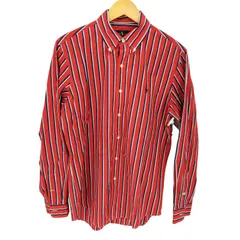 ラルフローレン RALPH LAUREN スモールポニー刺繍 ストライプBDシャツ メンズ import：M 