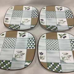 乃りたけ　和食器　角皿　4枚　C596