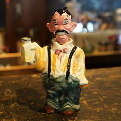 レア　四つ目　酔っぱらい　デカンタ　1950 1950's 酔っ払い4つ目デキャンタ – SK OLDIES