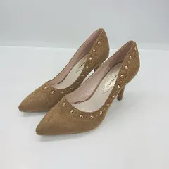 ◇ ⊇ Oriental Traffic オリエンタルトラフィック スタッズデザイン パンプス サイズ41 カーキ系 レディース E  【1504210013595】