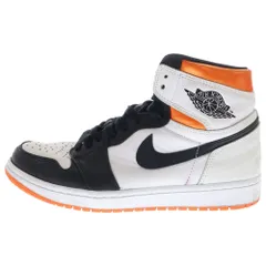 NIKE (ナイキ) AIR JORDAN 1 HIGH OG ELECTRO ORANGE 555088-180 エア ジョーダン 1 ハイ エレクトロオレンジ ハイカットスニーカー ホワイト/オレンジ US9/27cm