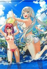 【中古】タペストリー [単品] 園村葉月＆ツクヨミ(水着) B2着せ替えタペストリー 「PS4/Switchソフト 神様のような君へ 完全生産限定版」 同梱特典