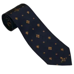 Vivienne Westwood ヴィヴィアン・ウェストウッド ネクタイ ネイビーブルー系 ドット柄 イタリー製 シルク100％ AW25 81050004-W0194-K410-NAVY BLUE