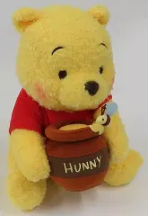 【中古】ぬいぐるみ プーさん(ハニーポット) ふわふわぬいぐるみ 「くまのプーさん」 ディズニーストア限定