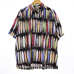 古着 KAHALA JOHN SEVERSON ジョンセバーソン 総柄 レーヨン ハワイアンアロハシャツ メンズXXL/eaa334442