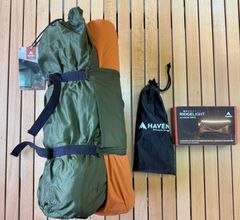 試し張りのみ！ 超美品 ヘブンテント HAVEN Insulated Pad XL オレンジ グリーン オプションセット