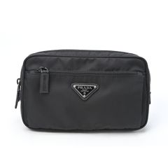 プラダ Re-Nylon / サフィアーノレザー ベルトバッグ 2VL977 【中古】  E-153437