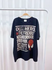 Japan ユニバーサルスタジオ スパイダーマン 黒 半袖 T