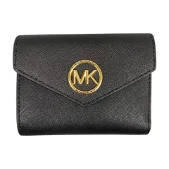 ##MICHAEL KORS マイケルコース グリーンウィッチ 3つ折り財布 32S1GNME6L ブラック