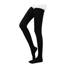 超ロング オーバーニーソックス 太もも以上 コットン 柔らか ニーハイ 美脚 着圧 ストッキング ロングソックス 靴下 柔らか 防寒 防風 保温 レディース メンズ 女装