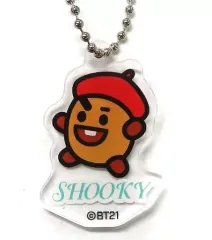 【中古】雑貨 SHOOKY(シュガ) アクリルキーホルダー(FRANCE) 「BT21カフェ2019 WORLD」