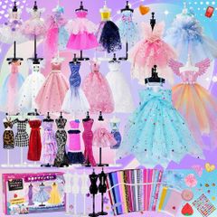 縫わない 洋服デザインキット トルソー5個セット メイキングトイ 手芸キット 洋裁 手作りキット 裁縫 おもちゃ 子供 小学生 女の子 プレゼント