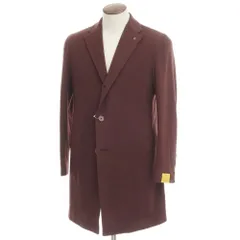 【新品】タリアトーレ TAGLIATORE COLORADO ウールカシミヤ チェスターフィールドコート ボルドー【サイズ48】【メンズ】のサムネイル
