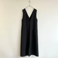 シェヴー ノースリーブ ロング ワンピース 無地