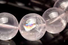 【１点物】マダガスカル産 ローズクォーツ　14mm　ブレスレット _MA987